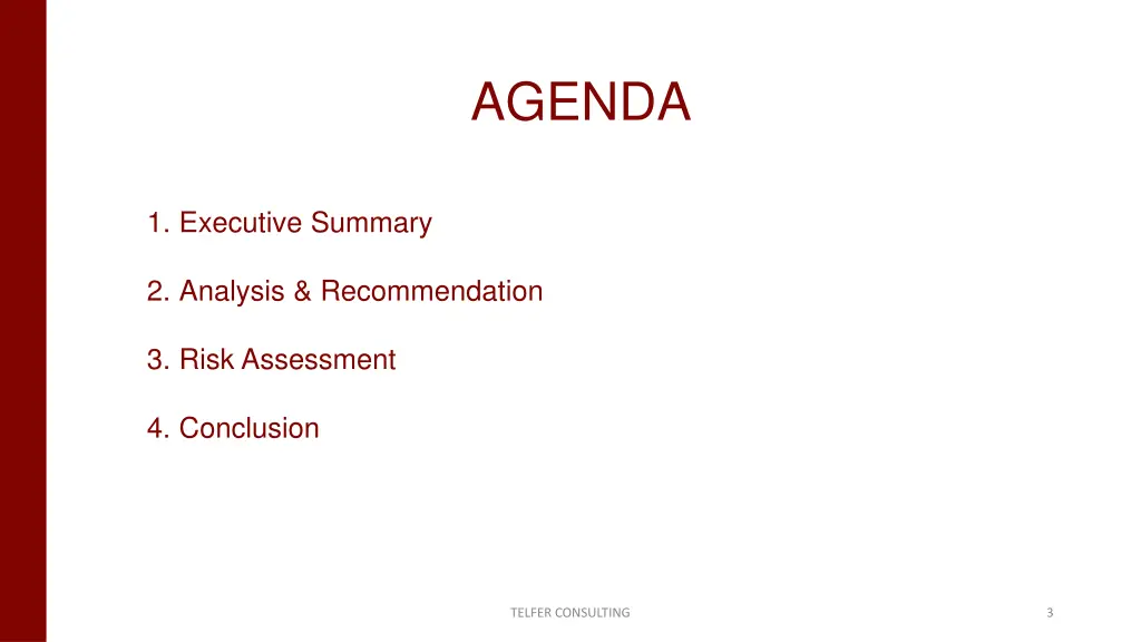 agenda