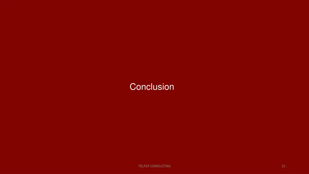 conclusion
