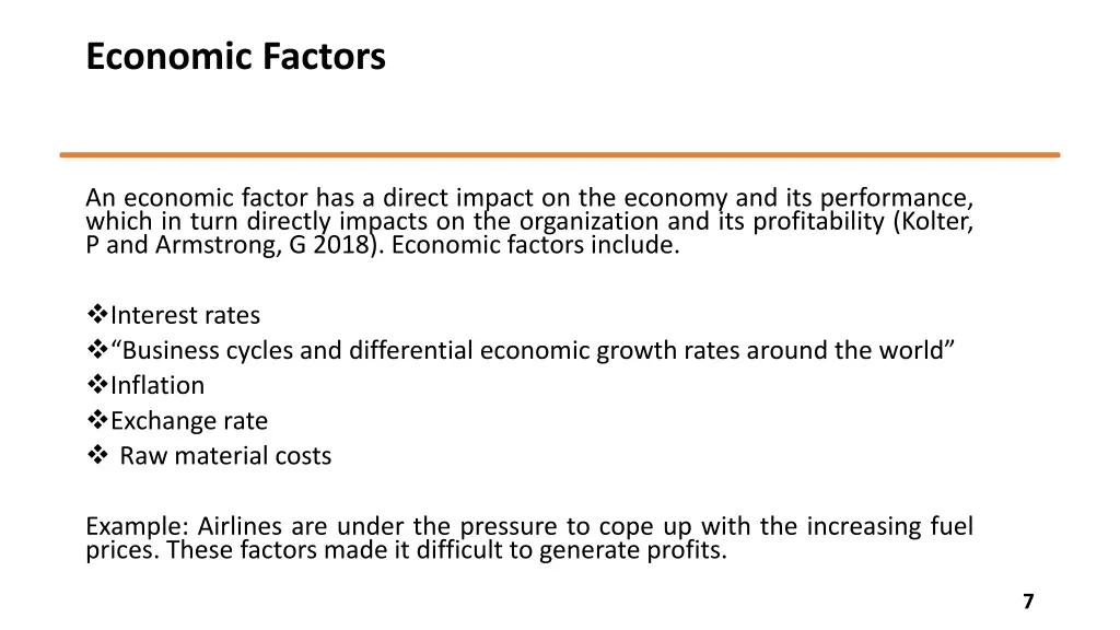 economic factors