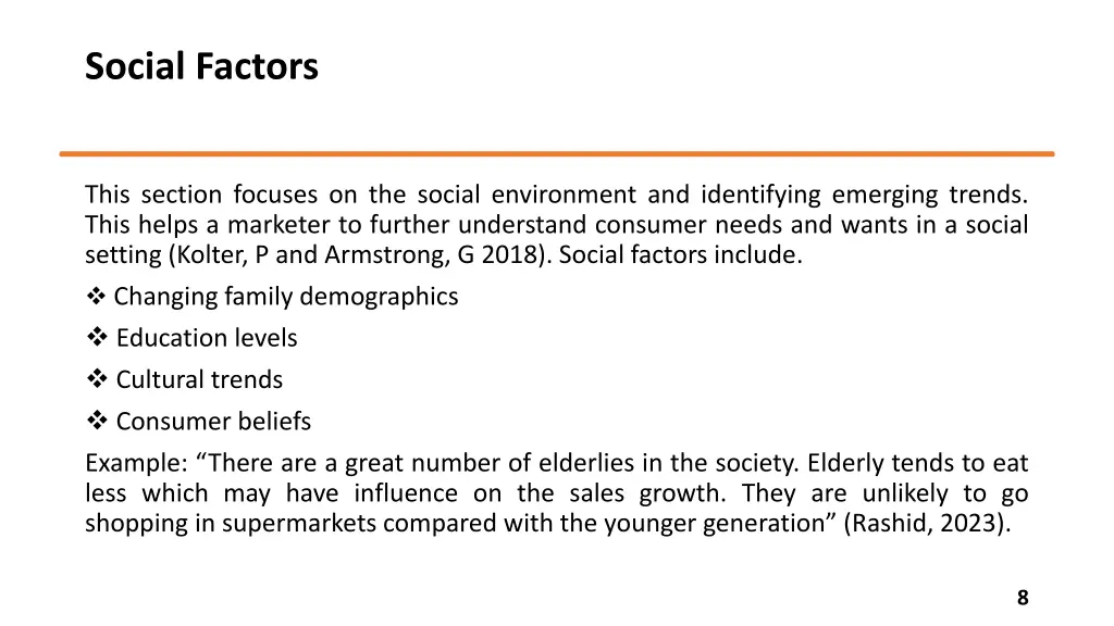 social factors