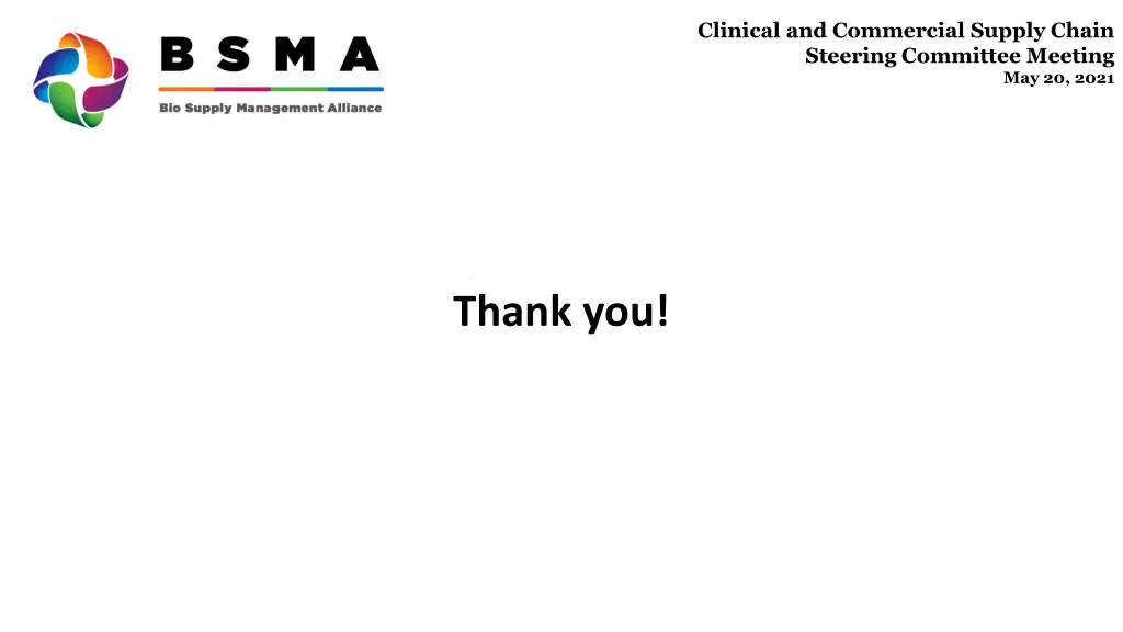 clinical and commercial supply chain steering 9