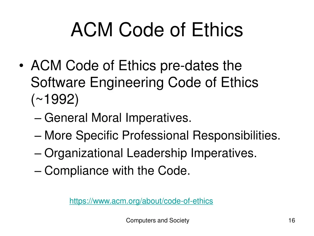 acm code of ethics