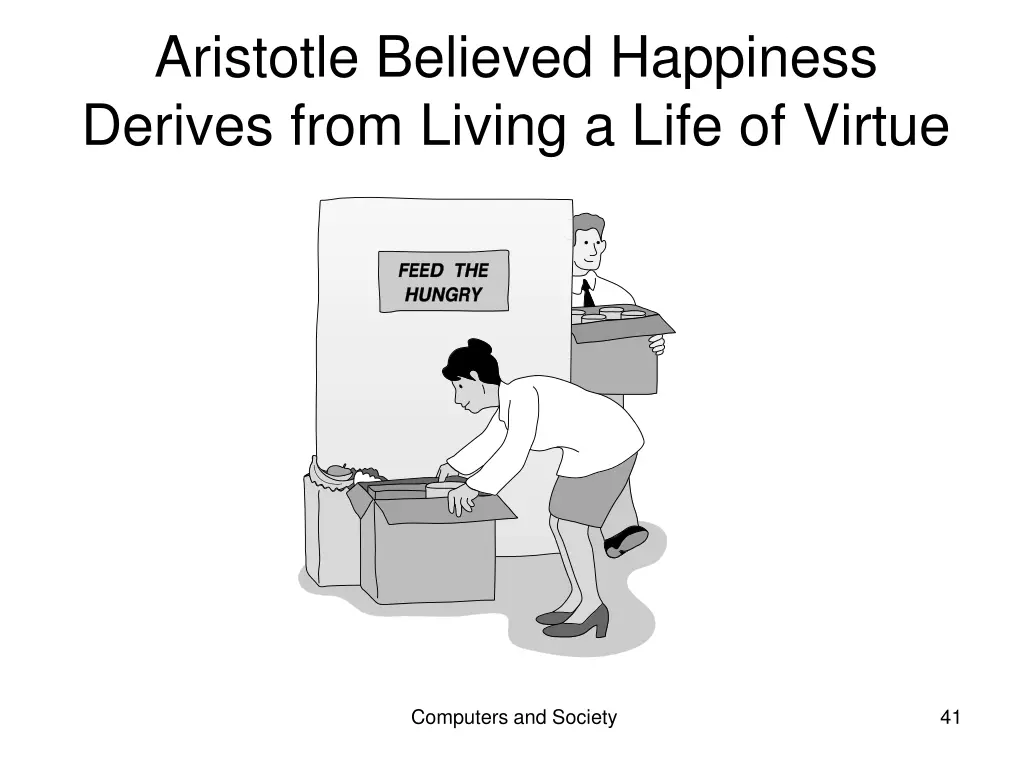 aristotle believed happiness derives from living
