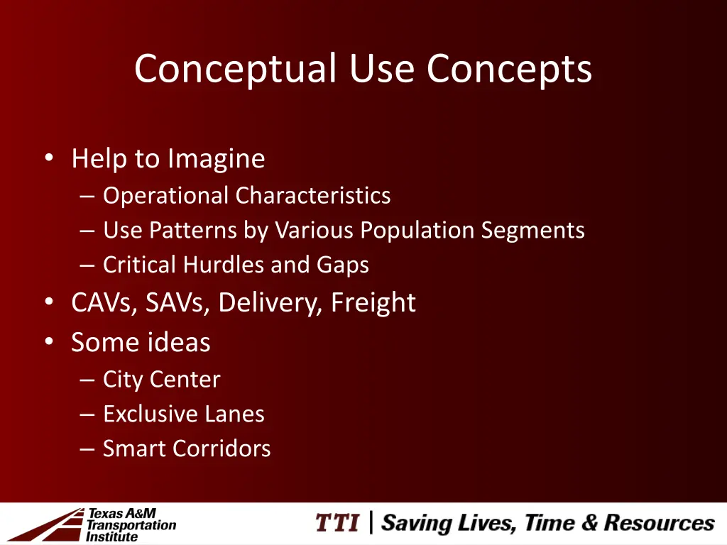 conceptual use concepts