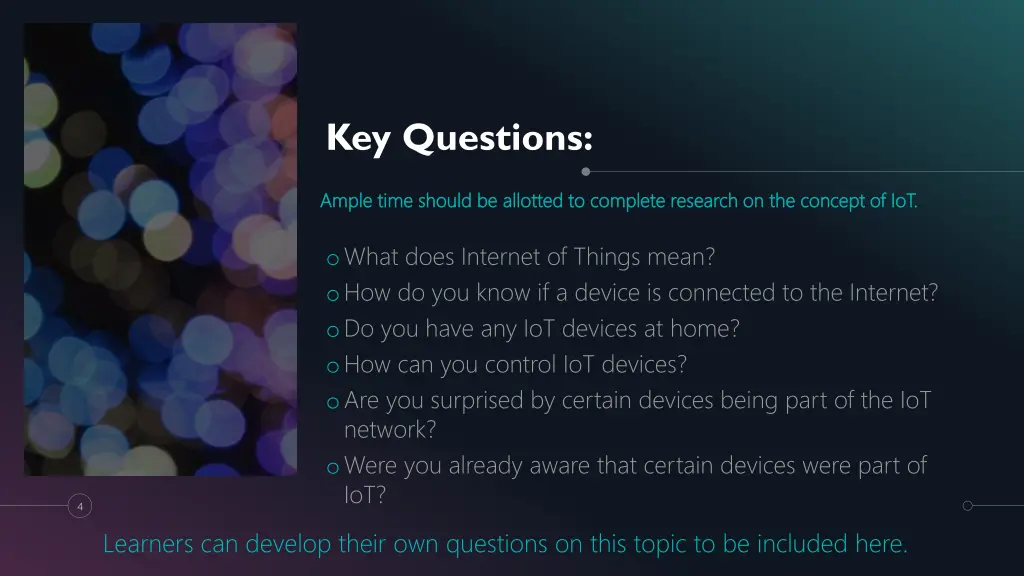 key questions
