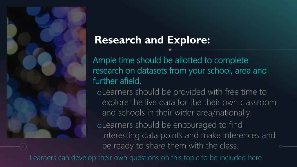 research and explore