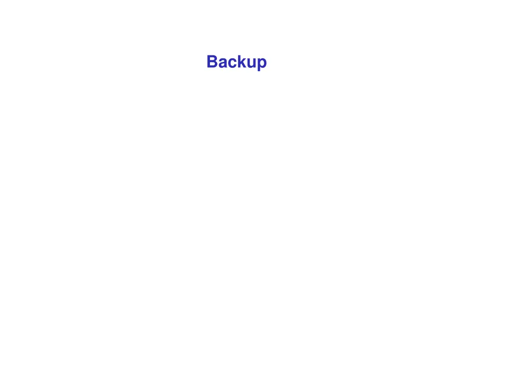 backup