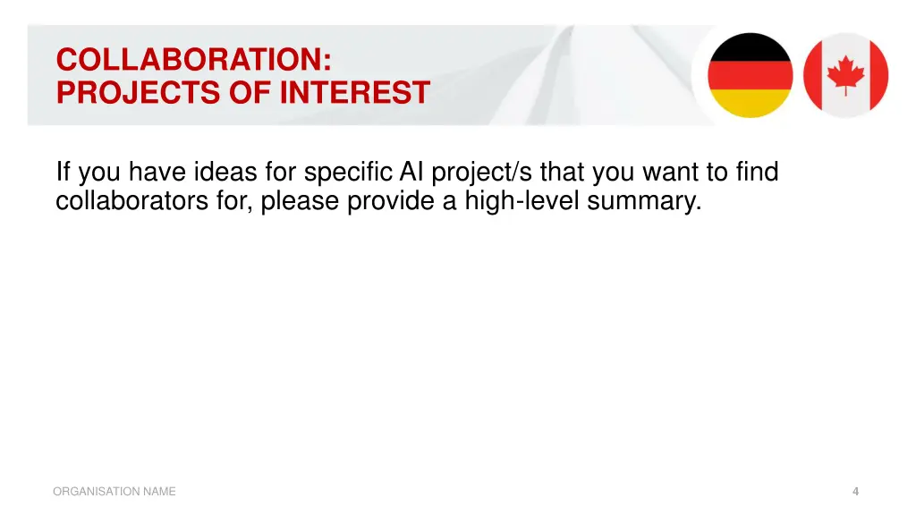 collaboration projects of interest