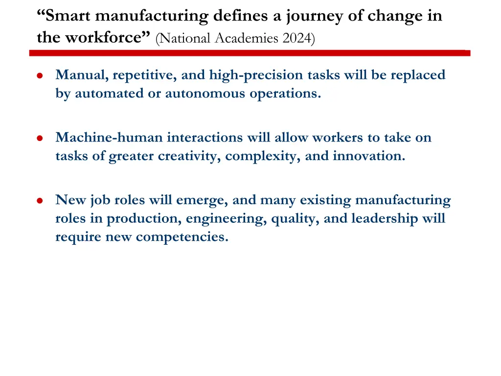 smart manufacturing defines a journey of change
