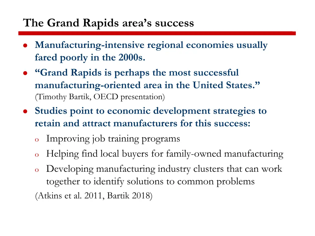 the grand rapids area s success