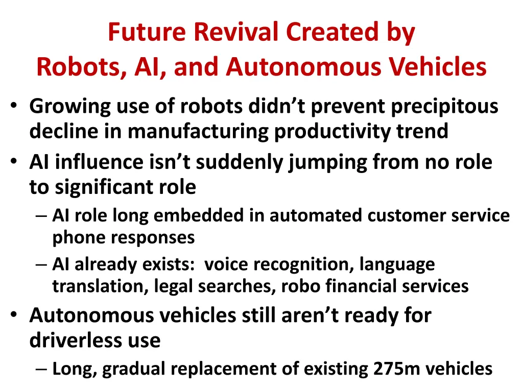 future revival created by robots