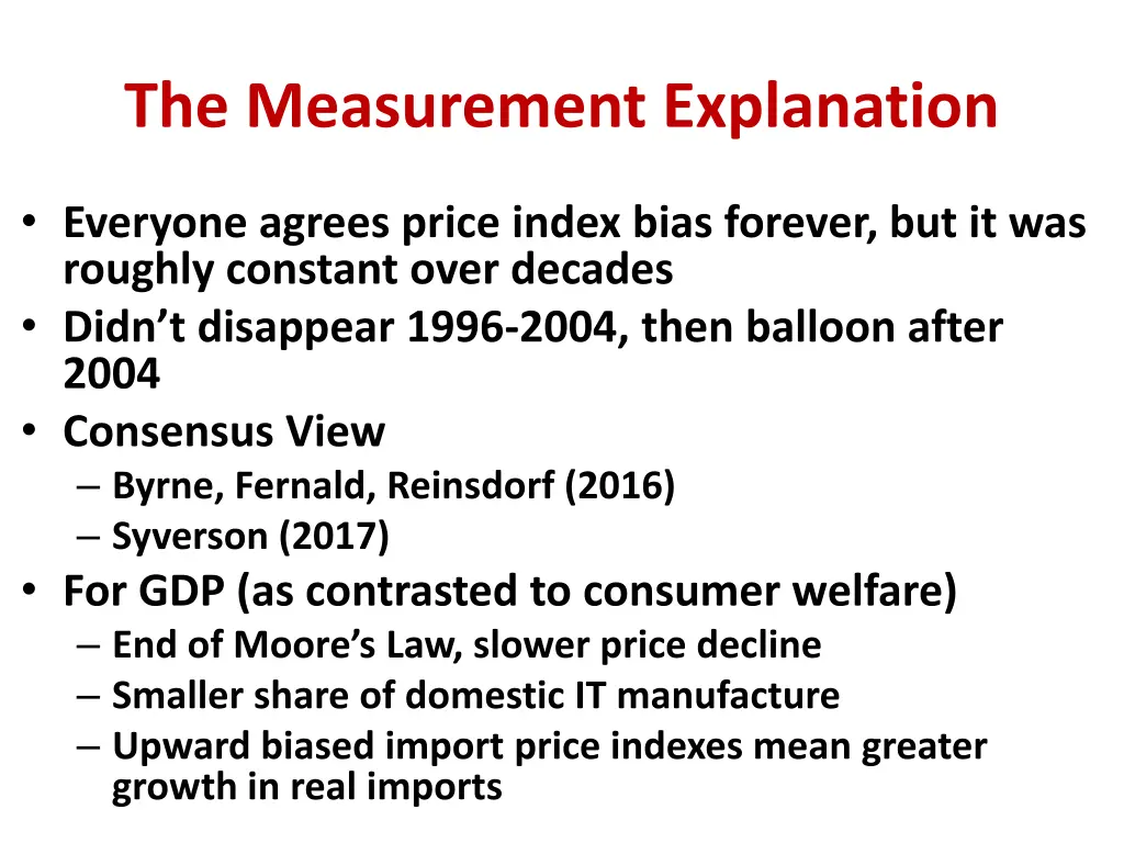 the measurement explanation
