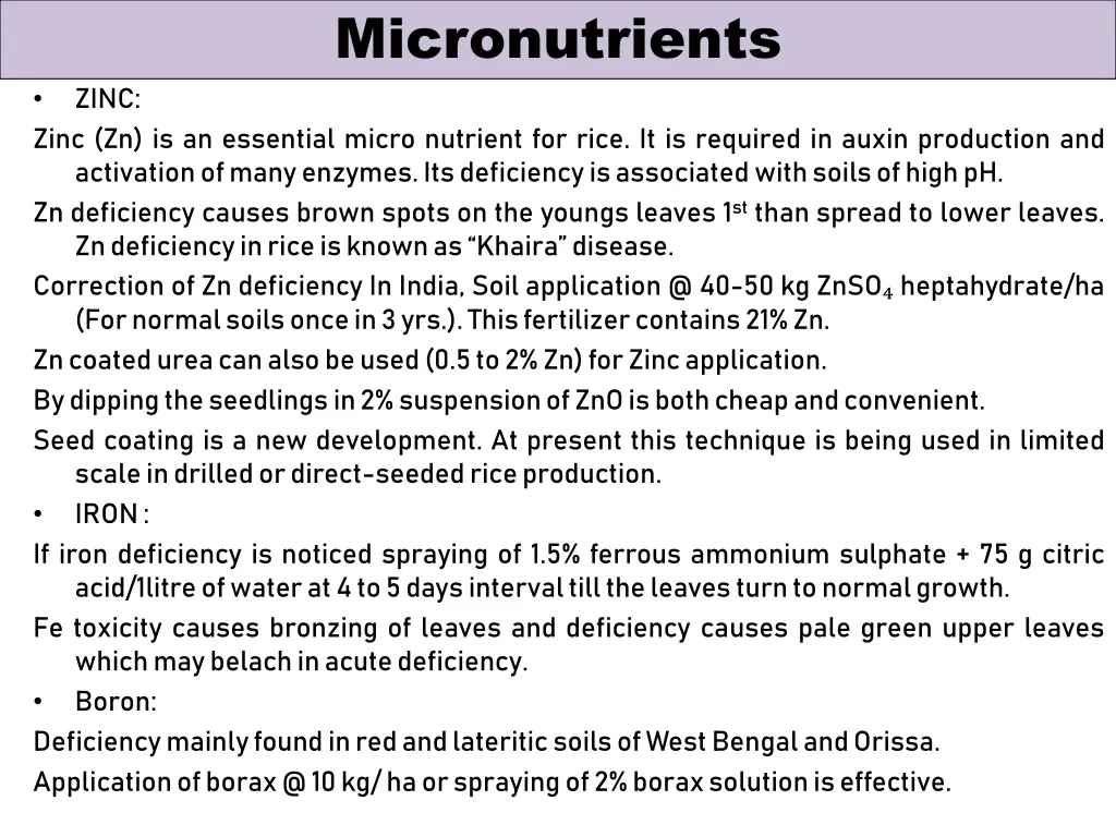 micronutrients
