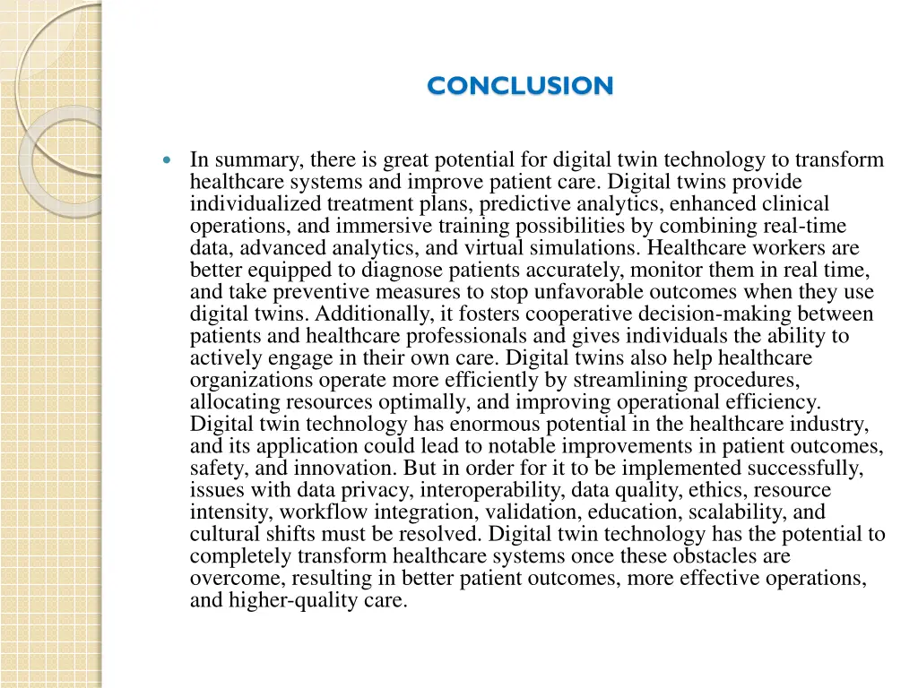 conclusion