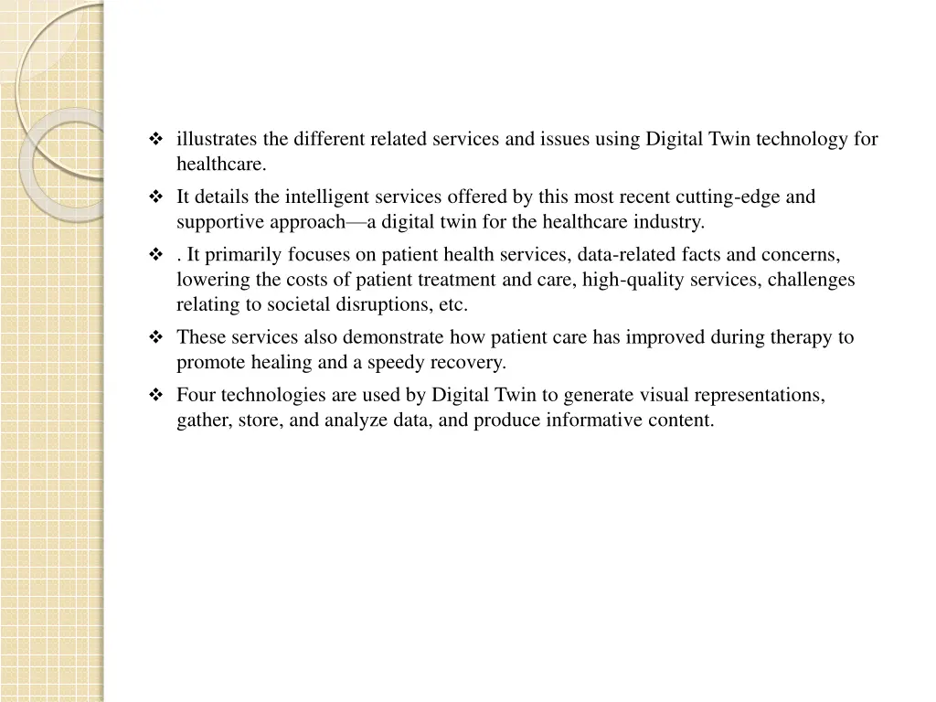 illustrates the different related services