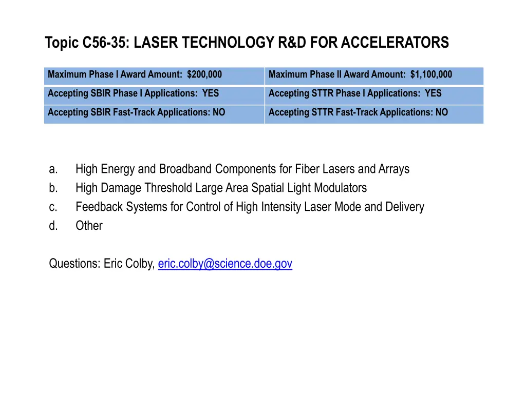 topic c56 35 laser technology r d for accelerators