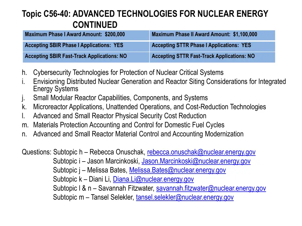 topic c56 40 advanced technologies for nuclear 1