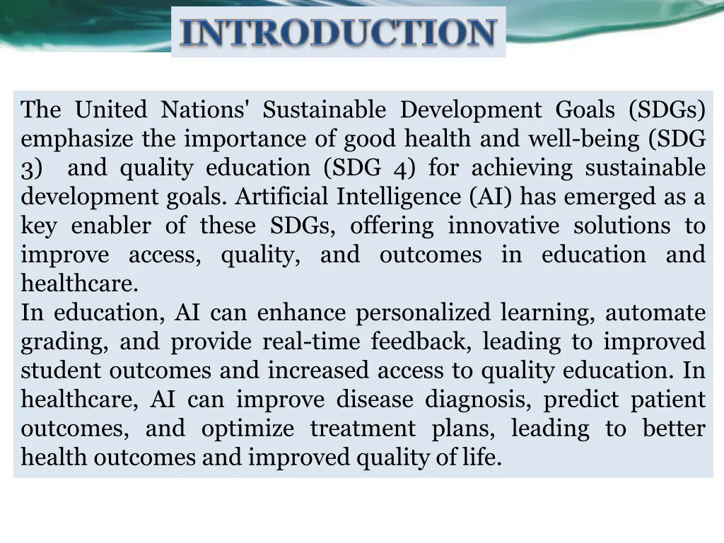 the united nations sustainable development goals