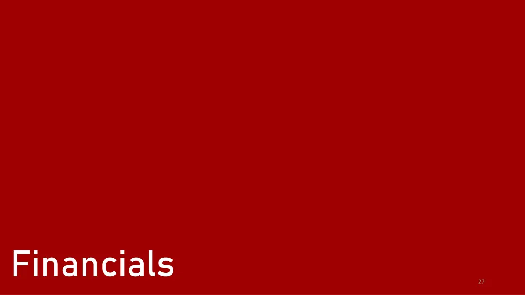 financials