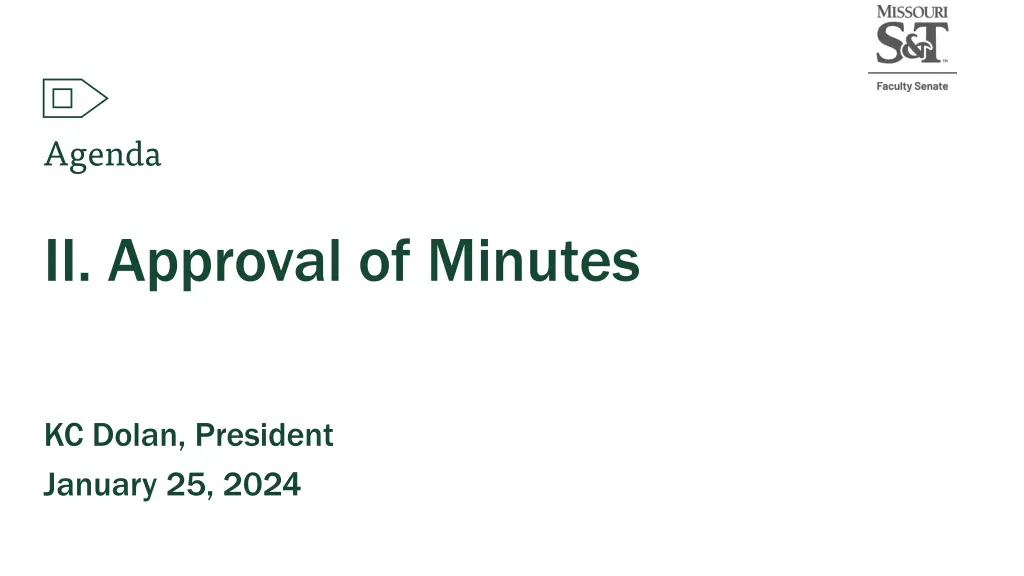 agenda 1