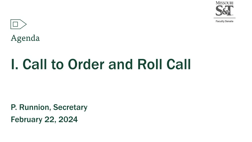 agenda