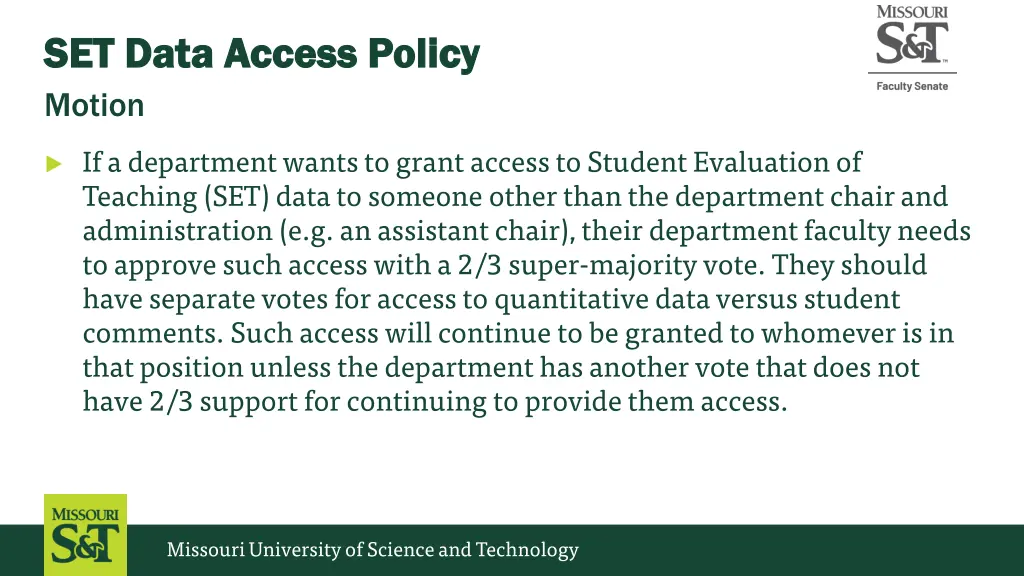 set data access policy set data access policy 1