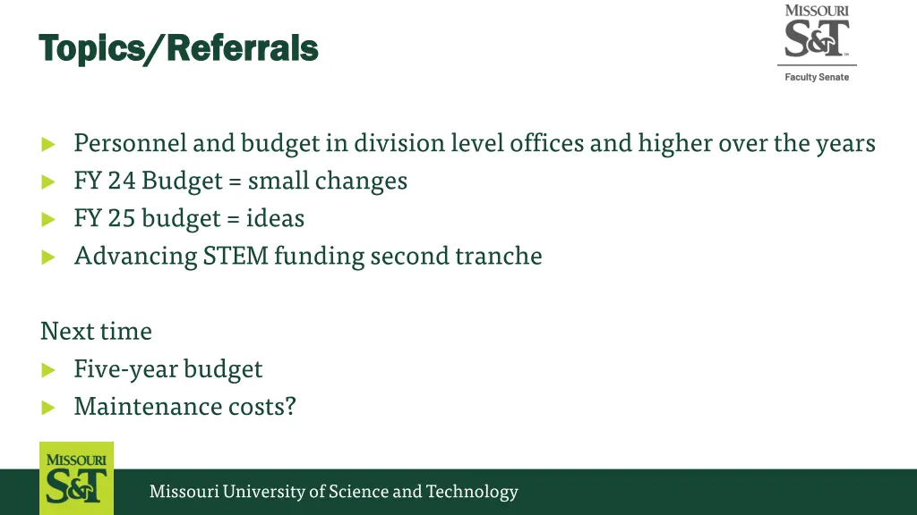 topics referrals topics referrals