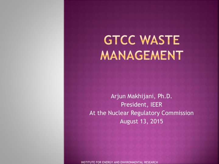 gtcc waste management