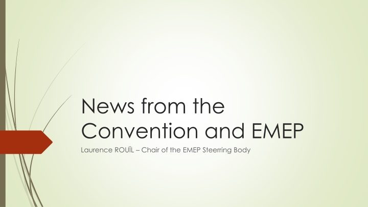 news from the convention and emep laurence