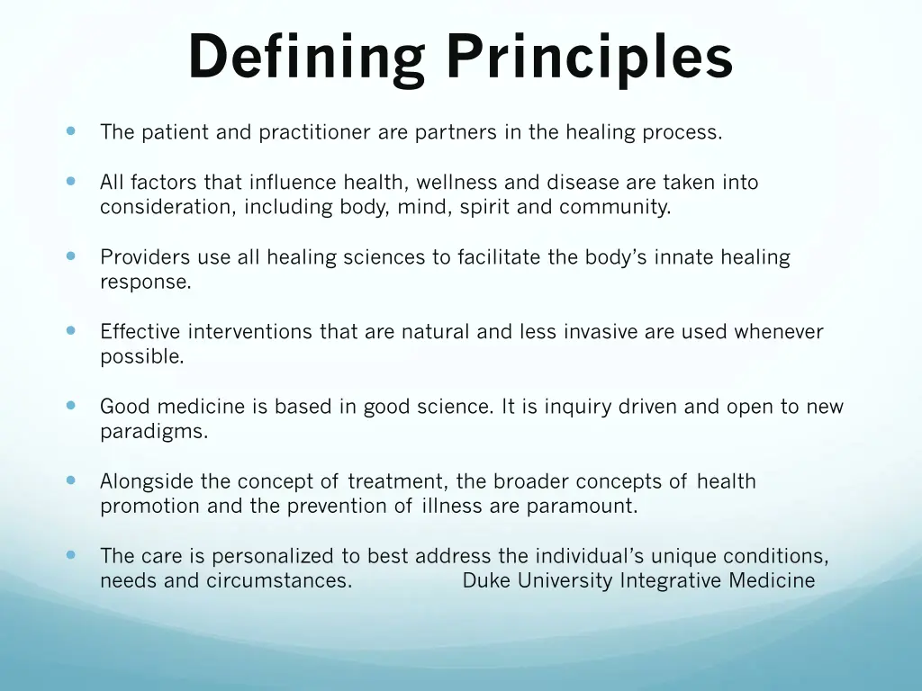 defining principles