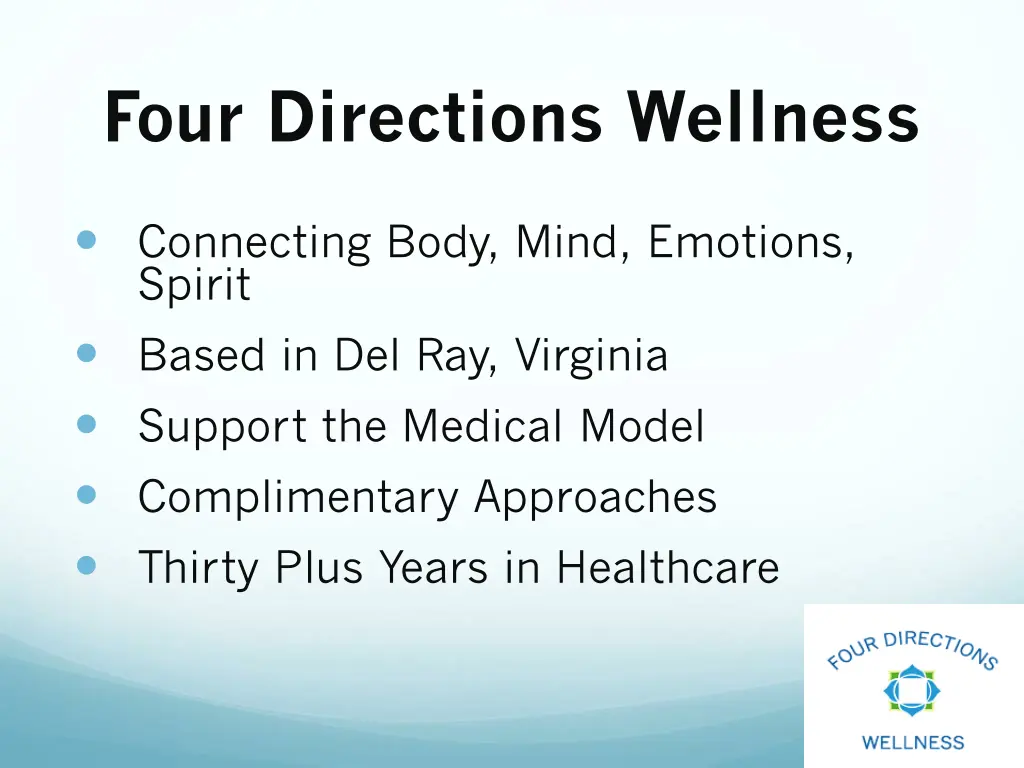 four directions wellness