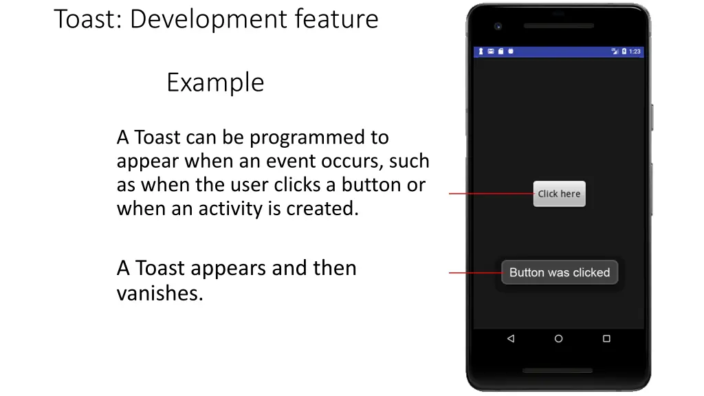 toast development feature