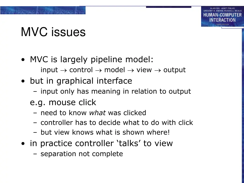 mvc issues