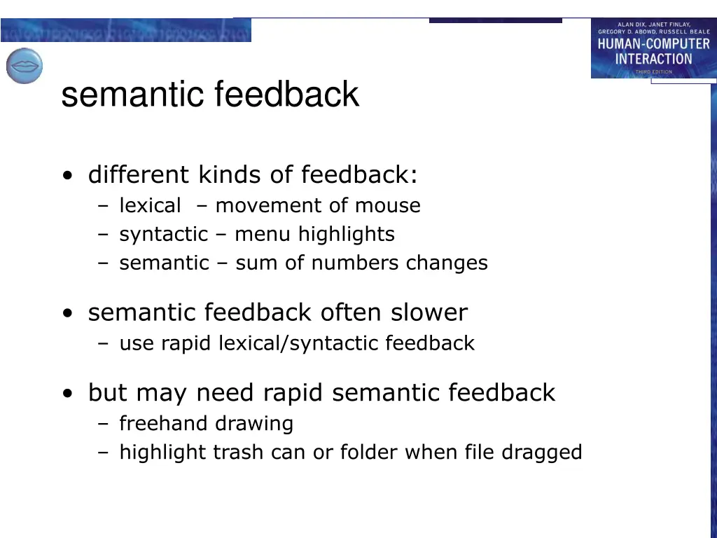 semantic feedback