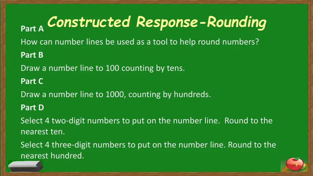 constructed response rounding 1