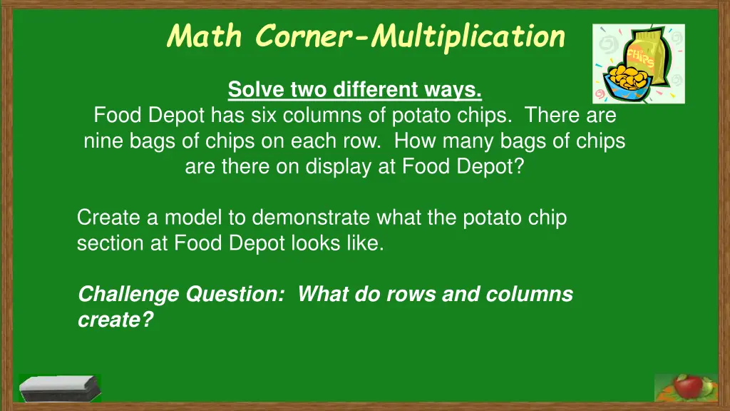 math corner multiplication 2