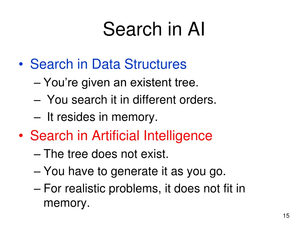 search in ai