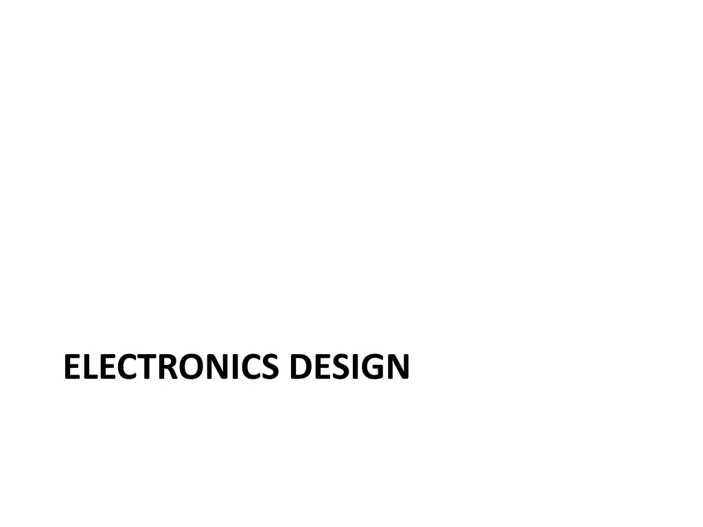electronics design