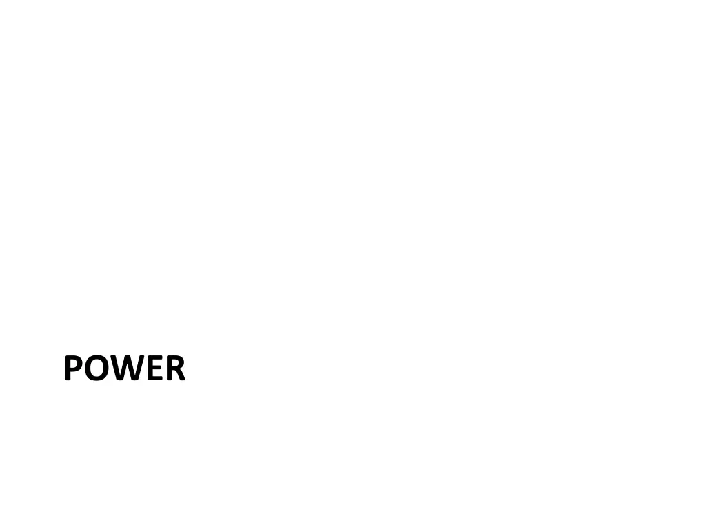 power