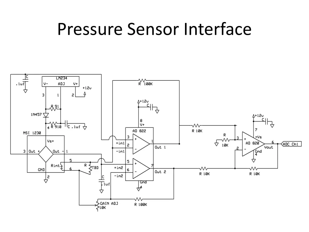 pressure sensor interface