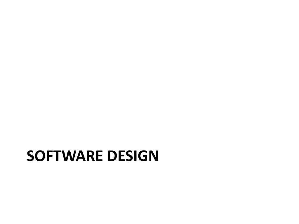 software design
