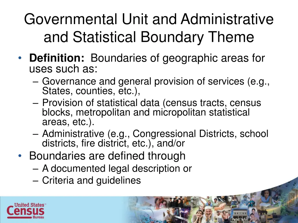 governmental unit and administrative 1