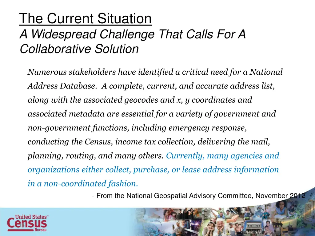 the current situation a widespread challenge that