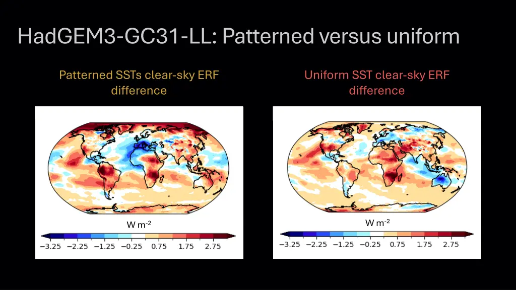 hadgem3 gc31 ll patterned versus uniform