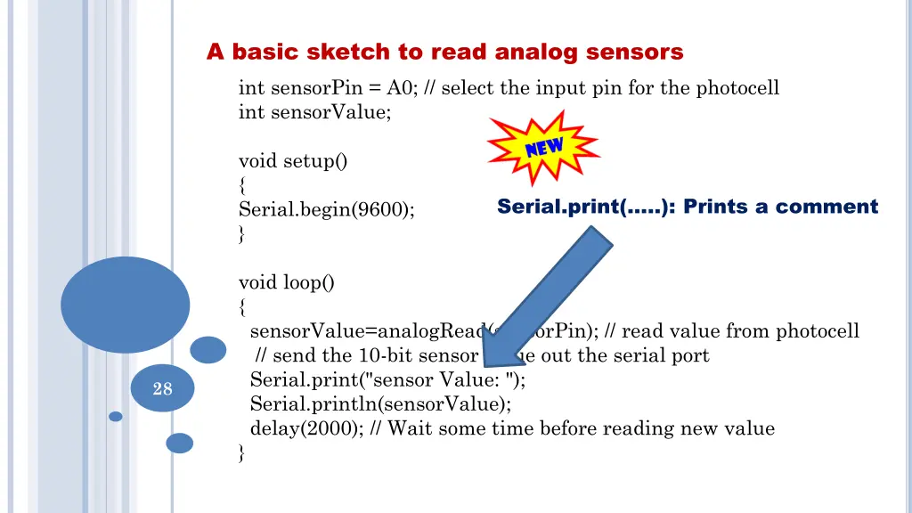 a basic sketch to read analog sensors 2