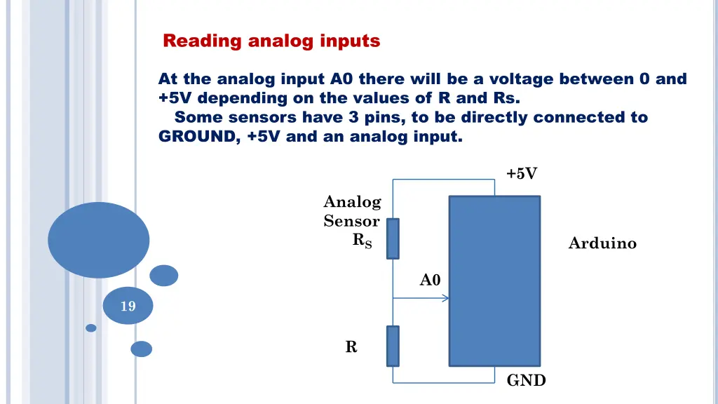 reading analog inputs 1