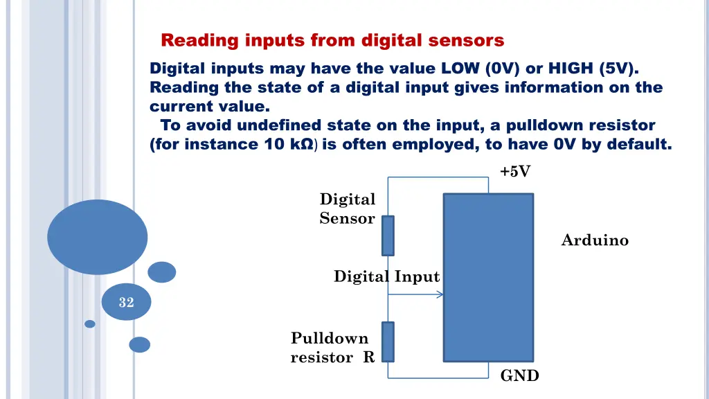 reading inputs from digital sensors digital