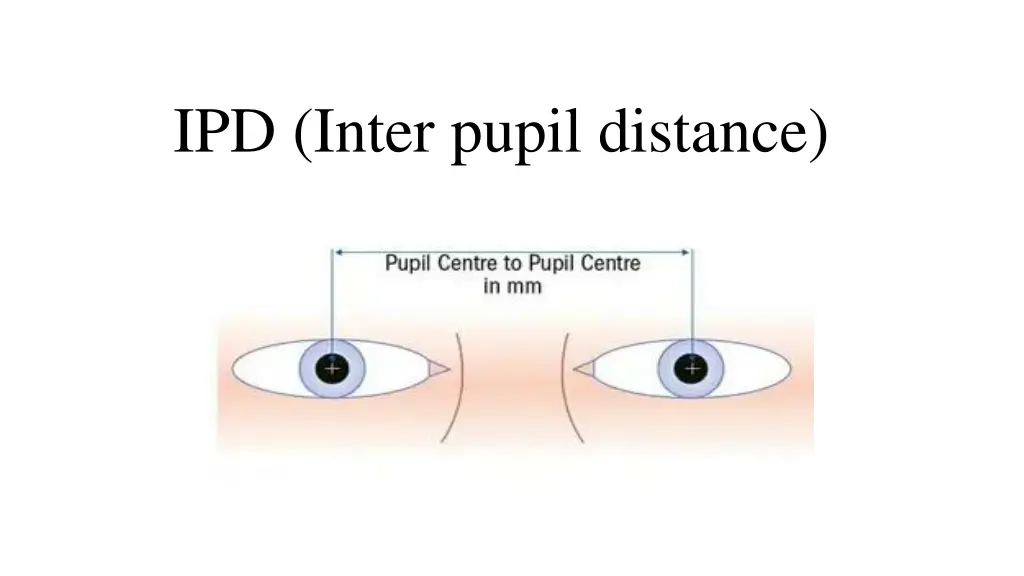 ipd inter pupil distance