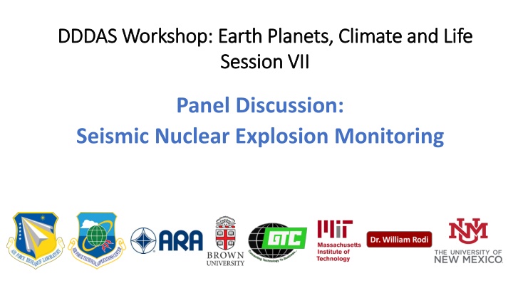 dddas workshop earth planets climate and life