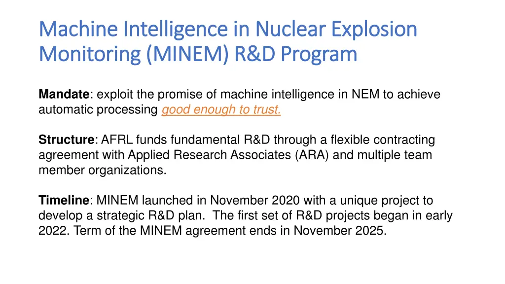 machine intelligence in nuclear explosion machine